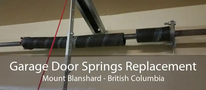Garage Door Springs Replacement Mount Blanshard - British Columbia