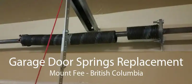 Garage Door Springs Replacement Mount Fee - British Columbia