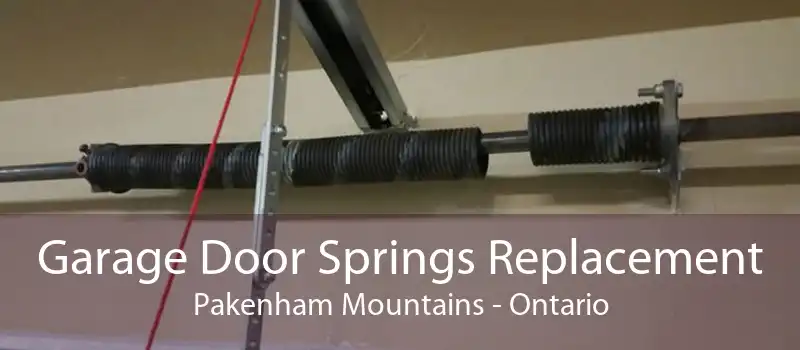Garage Door Springs Replacement Pakenham Mountains - Ontario