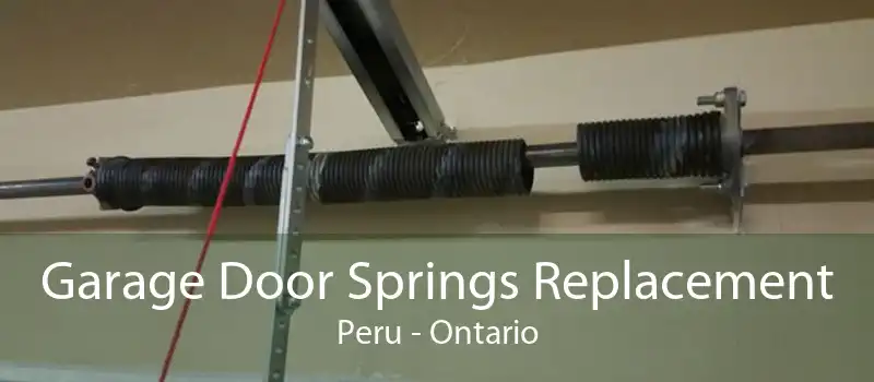Garage Door Springs Replacement Peru - Ontario