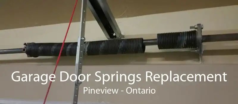 Garage Door Springs Replacement Pineview - Ontario