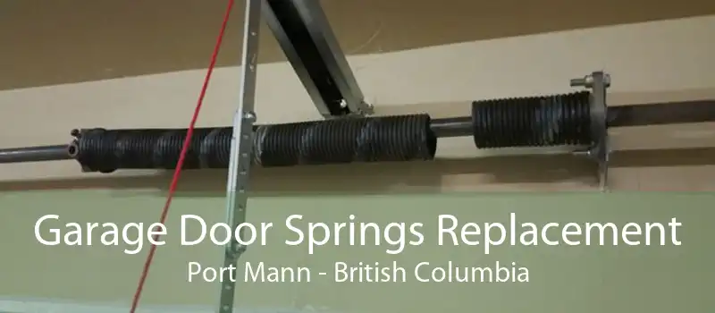 Garage Door Springs Replacement Port Mann - British Columbia