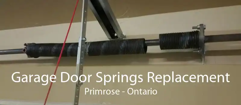 Garage Door Springs Replacement Primrose - Ontario