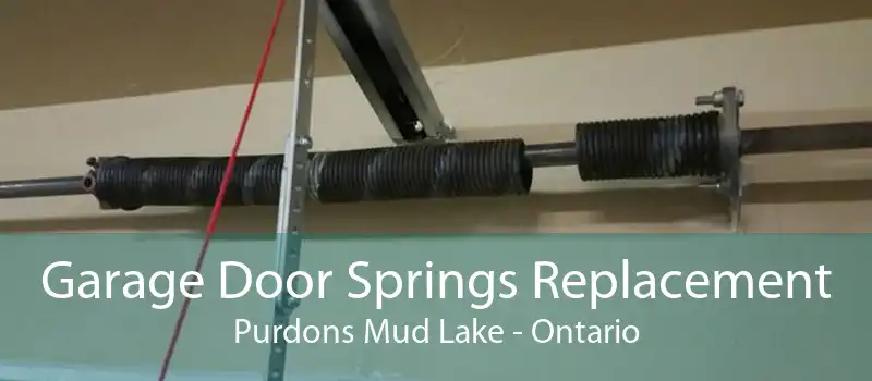 Garage Door Springs Replacement Purdons Mud Lake - Ontario