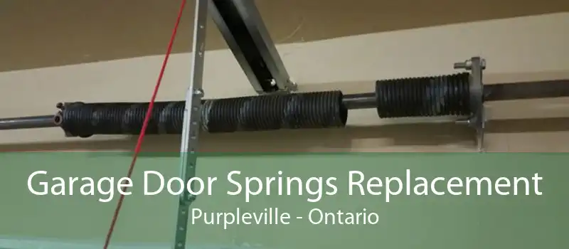 Garage Door Springs Replacement Purpleville - Ontario