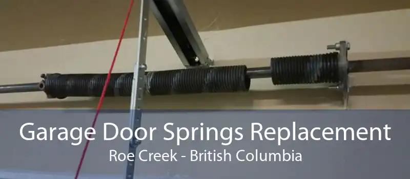 Garage Door Springs Replacement Roe Creek - British Columbia