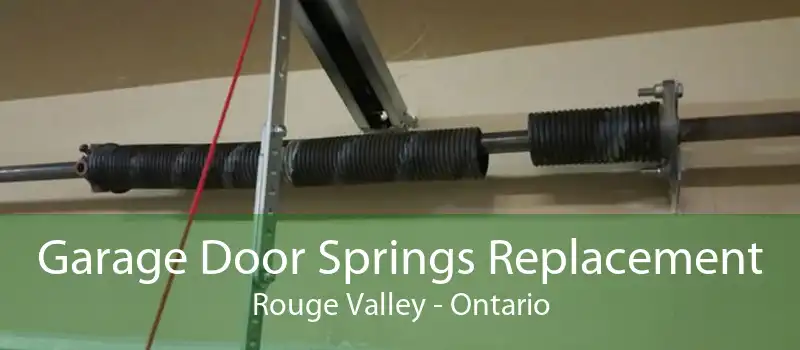 Garage Door Springs Replacement Rouge Valley - Ontario