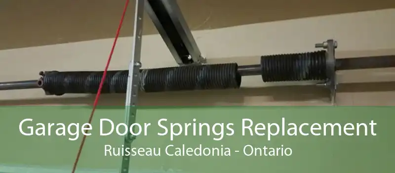 Garage Door Springs Replacement Ruisseau Caledonia - Ontario