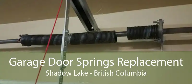 Garage Door Springs Replacement Shadow Lake - British Columbia