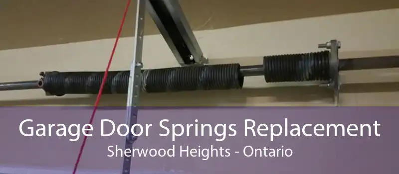 Garage Door Springs Replacement Sherwood Heights - Ontario