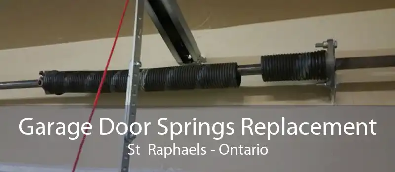 Garage Door Springs Replacement St  Raphaels - Ontario