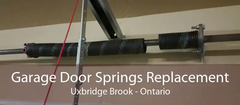 Garage Door Springs Replacement Uxbridge Brook - Ontario