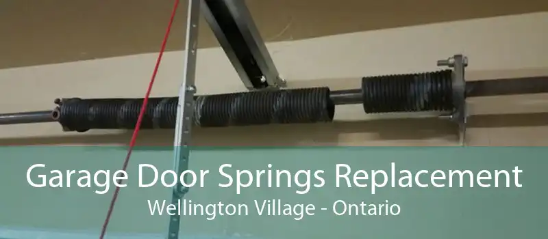 Garage Door Springs Replacement Wellington Village - Ontario