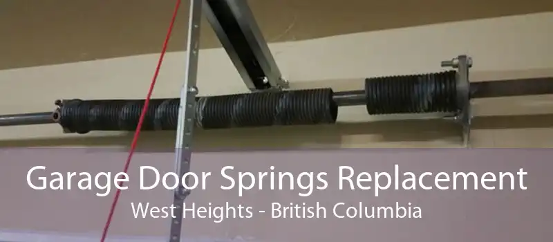 Garage Door Springs Replacement West Heights - British Columbia