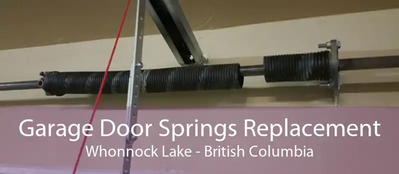 Garage Door Springs Replacement Whonnock Lake - British Columbia
