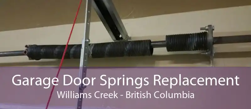 Garage Door Springs Replacement Williams Creek - British Columbia