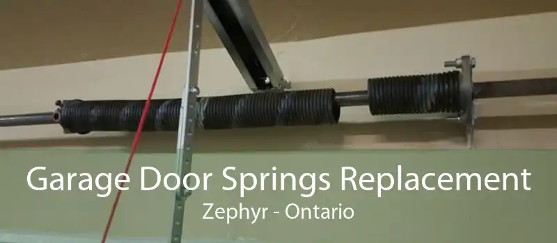 Garage Door Springs Replacement Zephyr - Ontario