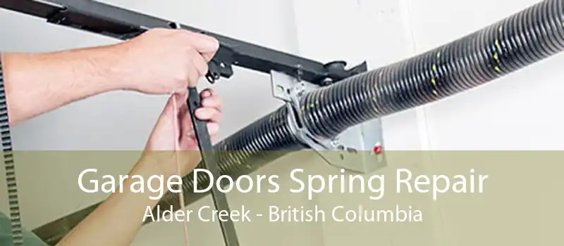 Garage Doors Spring Repair Alder Creek - British Columbia