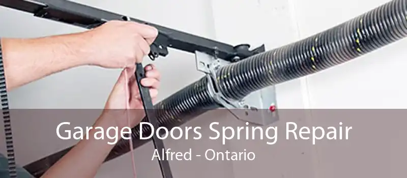 Garage Doors Spring Repair Alfred - Ontario