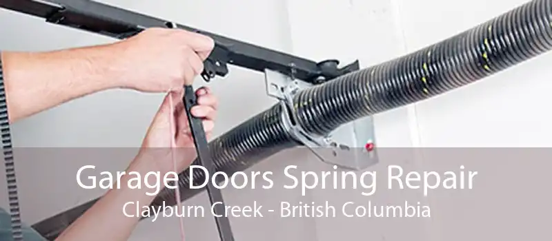 Garage Doors Spring Repair Clayburn Creek - British Columbia