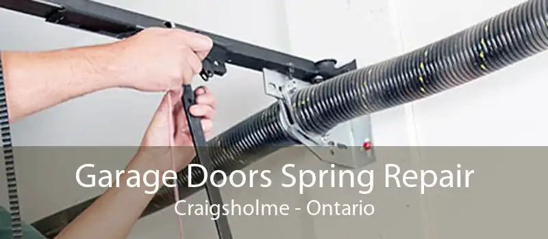 Garage Doors Spring Repair Craigsholme - Ontario
