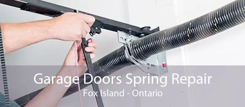 Garage Doors Spring Repair Fox Island - Ontario