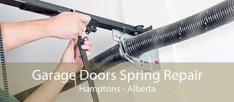 Garage Doors Spring Repair Hamptons - Alberta