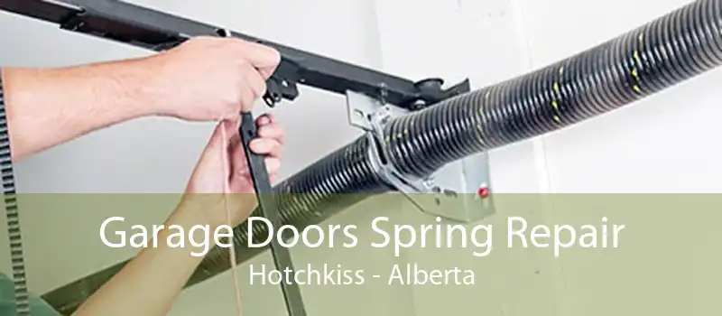 Garage Doors Spring Repair Hotchkiss - Alberta