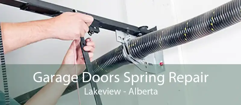 Garage Doors Spring Repair Lakeview - Alberta