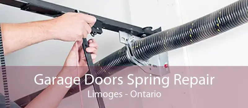 Garage Doors Spring Repair Limoges - Ontario