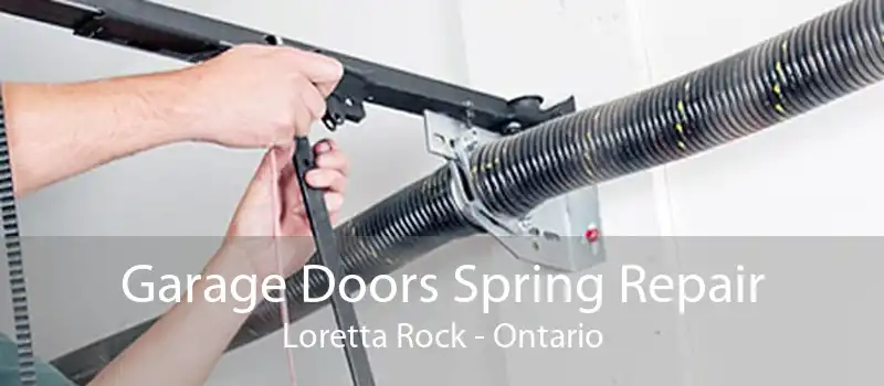 Garage Doors Spring Repair Loretta Rock - Ontario