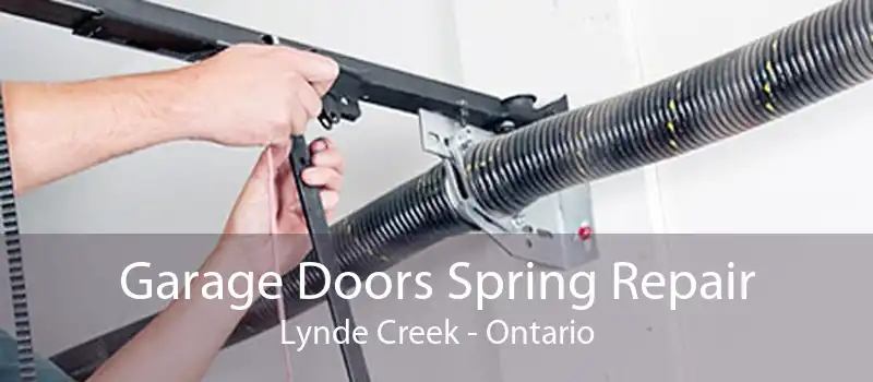Garage Doors Spring Repair Lynde Creek - Ontario