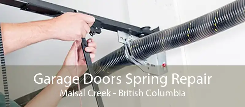 Garage Doors Spring Repair Maisal Creek - British Columbia