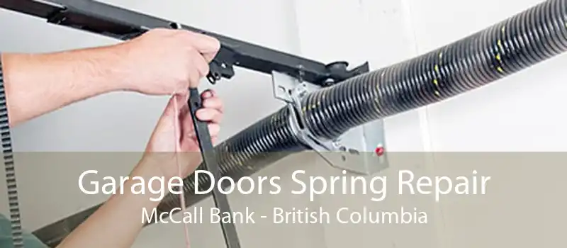 Garage Doors Spring Repair McCall Bank - British Columbia