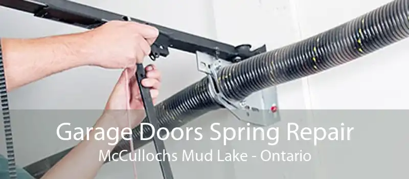 Garage Doors Spring Repair McCullochs Mud Lake - Ontario