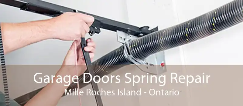 Garage Doors Spring Repair Mille Roches Island - Ontario