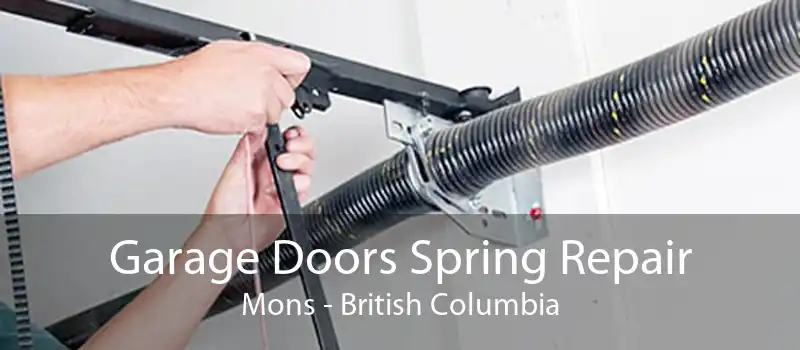 Garage Doors Spring Repair Mons - British Columbia