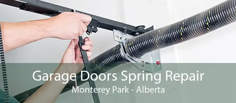 Garage Doors Spring Repair Monterey Park - Alberta