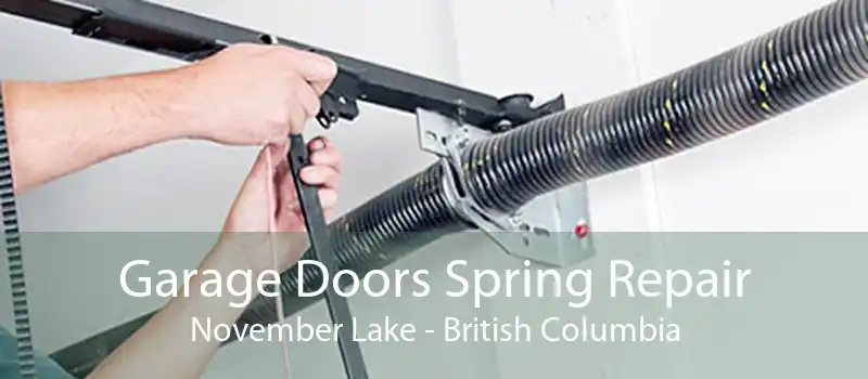 Garage Doors Spring Repair November Lake - British Columbia