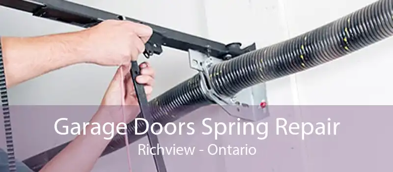 Garage Doors Spring Repair Richview - Ontario