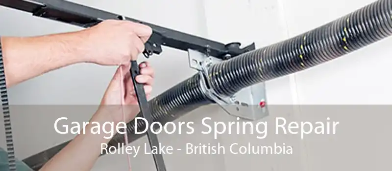 Garage Doors Spring Repair Rolley Lake - British Columbia