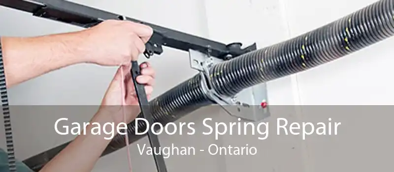 Garage Doors Spring Repair Vaughan - Ontario