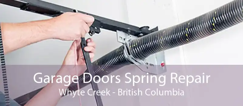 Garage Doors Spring Repair Whyte Creek - British Columbia